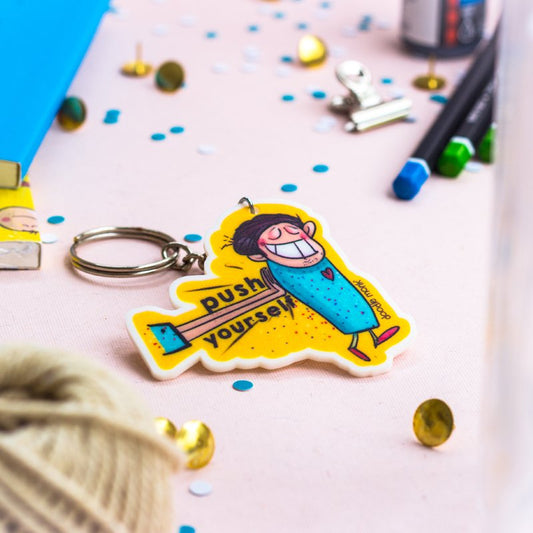 Push Yourself - Key Chain