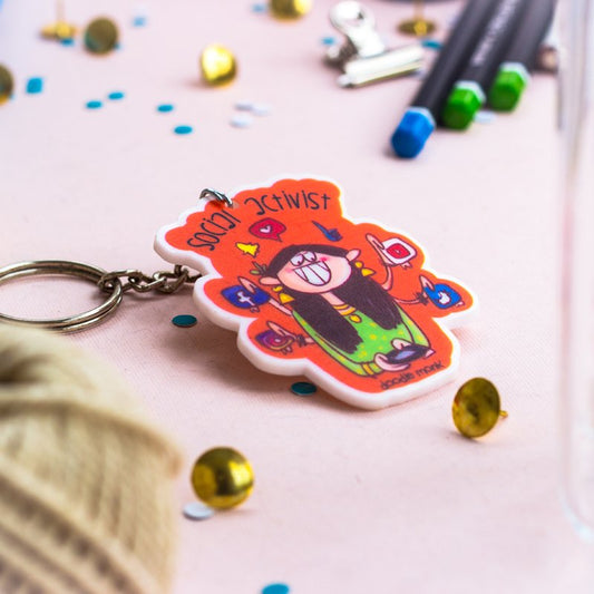 Social Activist - Key Chain