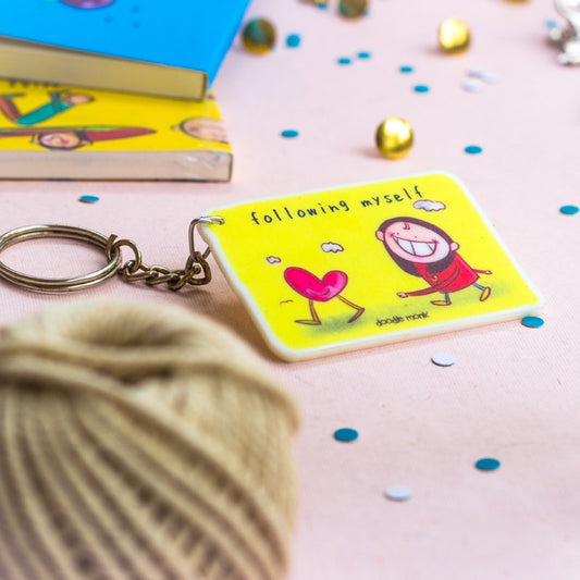 Following Myself - Key Chain