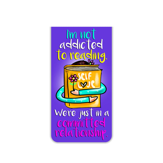 Commited Relation Magnetic Bookmarks – Cute Doodle Page Markers