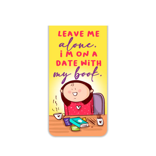 Date with my book Magnetic Bookmarks – Cute Doodle Page Markers